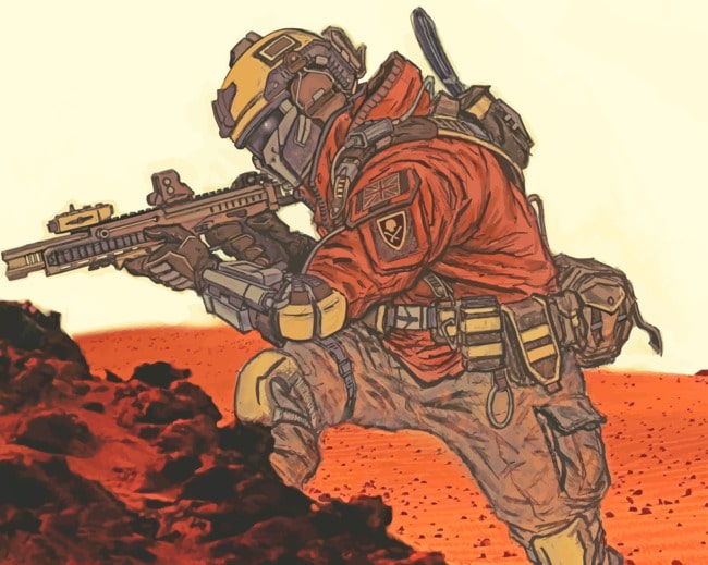 Army Man paint by numbers