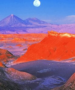 Atacama Desert Moon paint by numbers