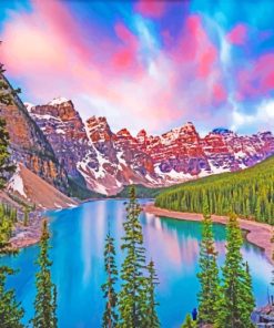 Banff National Park paint by numbers