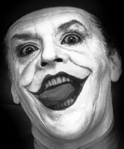 Black And White Joker paint by numbers