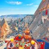 Breakfast In Cappadocia Turkey paint by numbers