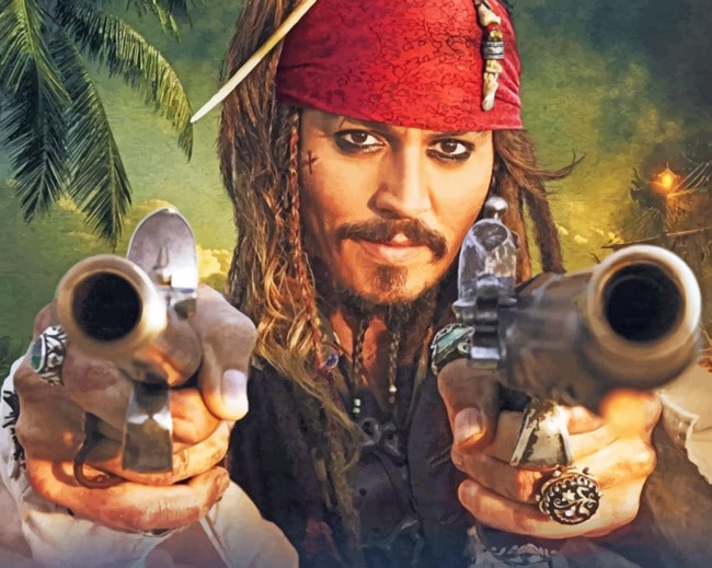 Captain Caribbean paint by numbers