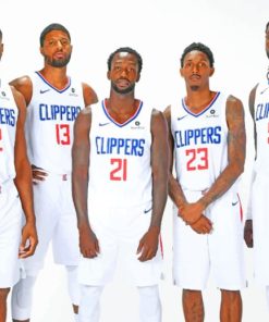 Clippers Team paint by numbers