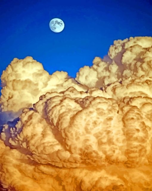 Clouds Sky paint by numbers