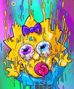 Lisa Simpson paint by numbers