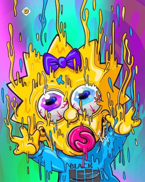 Lisa Simpson paint by numbers