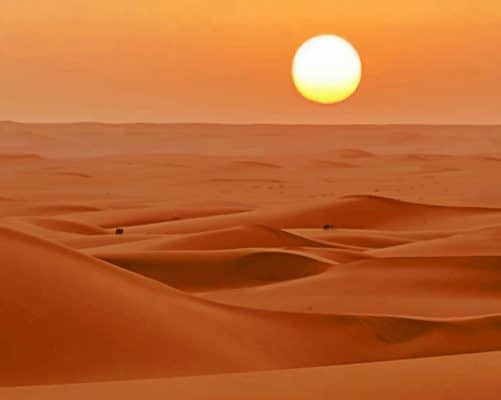 Desert-View paint by numbers