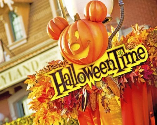 Disney Halloween paint by numbers