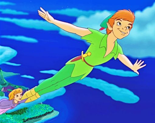 Disney Peterpan paint by numbers