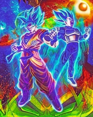 Dragon Ball Super Broly paint by numbers