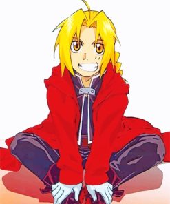 Edward Elric Fullmetal Alchemist paint by numbers