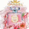 Floral Perfume Bottle paint by numbers