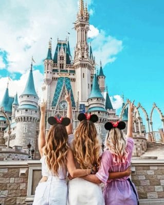 Friends In Disney paint by numbers