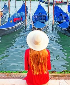 Girl In Venice paint by numbers