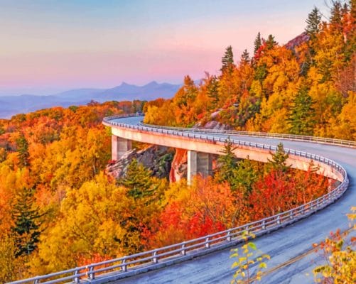 Grandfather Mountain State Park paint by numbers