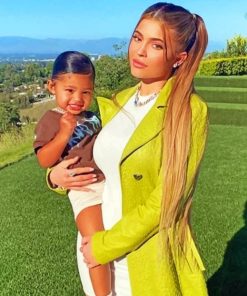 Kylie And Stormi paint by numbers