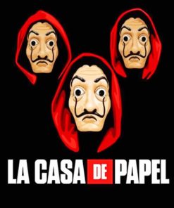 La Casa De Papel paint by numbers