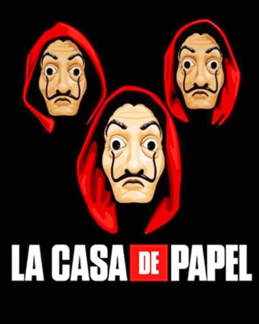 La Casa De Papel paint by numbers