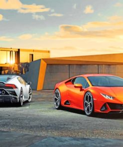 Lamborghini Huracan Evo paint By Numbers