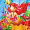 Mermaid Ariel paint by numbers