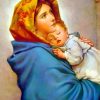 Mother Mery And Baby paint by numbers