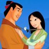 Mulan And Li Shang paint by numbers