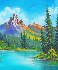 Nature Mountains paint by numbers