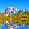 North Cascades National Park paint by numbers