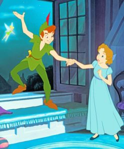 Peterpan And Princess paint by numbers