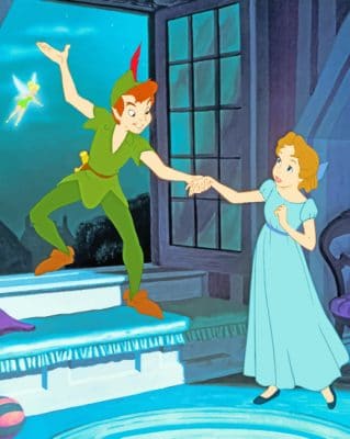 Peterpan And Princess paint by numbers