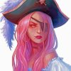 Pirate Girl Art paint by numbers