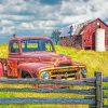 Rusty Pickup Truck paint by numbers