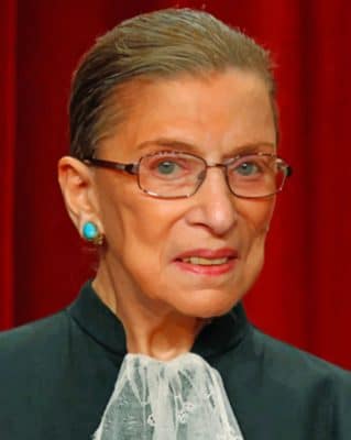 Ruth Bader paint by numbers