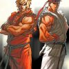 Street Fighter games paint by numbers