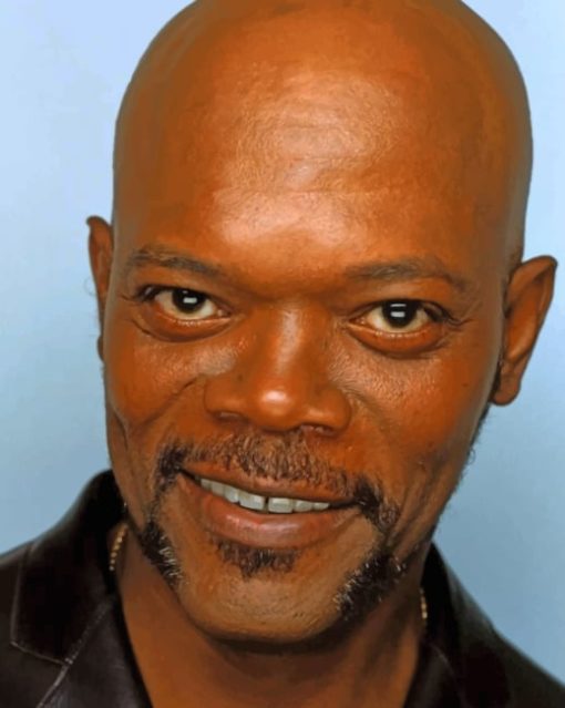 Samuel Jackson paint by numbers