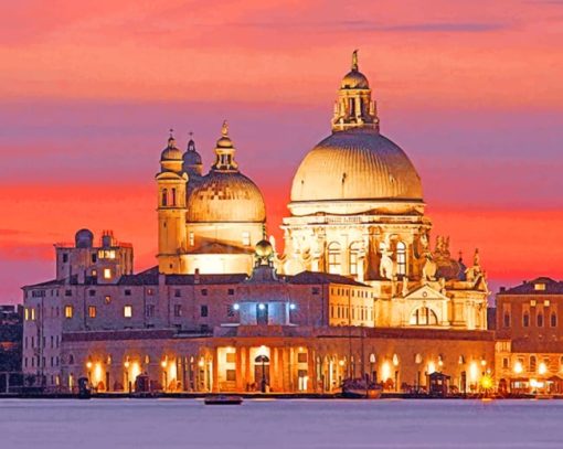 Santa Maria Della Salute Venice paint by numbers