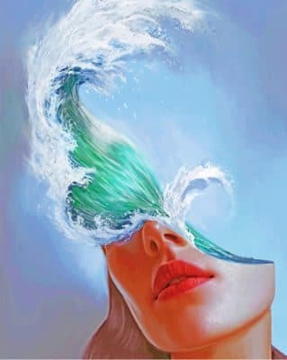 Sea Girl Art paint by number