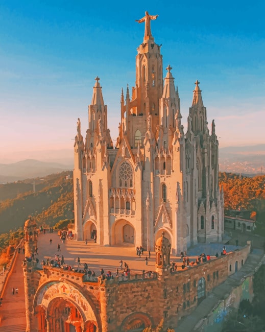 Serra De Collserola Natural Park Paint By Numbers