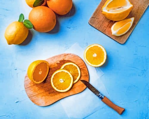 Slice Orange Fruit paint by numbers