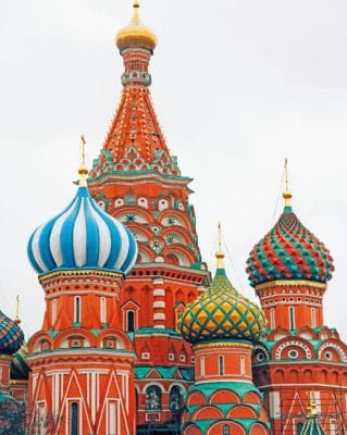 St Petersburg Church paint by numbers