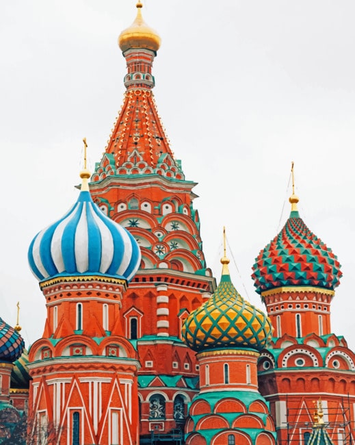 St Petersburg Church paint by numbers