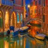 The magic Of Venice At Night paint By numbers