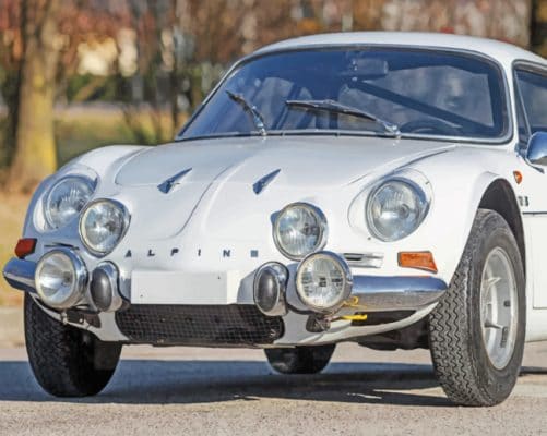 Vintage-Alpine paint by numbers