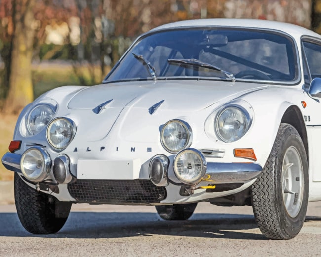 Vintage-Alpine paint by numbers