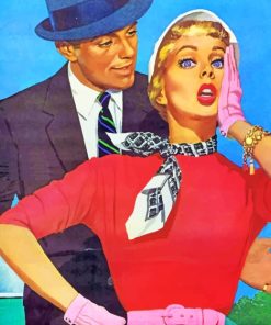 Vintage Couple paint by numbers