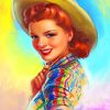 Vintage Cowgirl paint by numbers