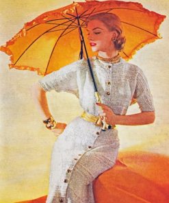 Vintage Fashion paint by numbers