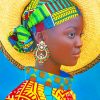 African Girl paint by numbers