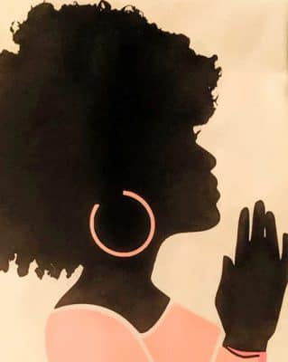 Afro Black Art paint by numbers