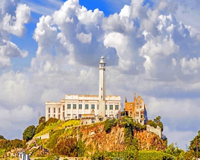 Alcatraz Island paint by numbers